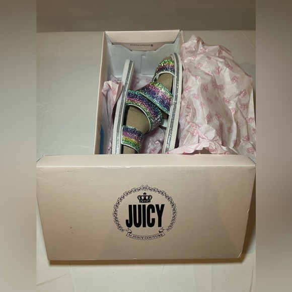 Juicy By Juicy Couture Women's Yours Slide Sandals Size 6 - Picture 2 of 3